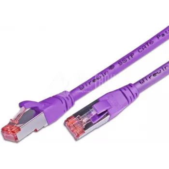 Wirewin Cavo di rete S/FTP CAT6 0,25 m, viola (PKW-PIMF-KAT6 0.25 VT)
