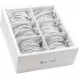 Wirewin SLIM-LS-K6A 3.0 WT 36 - Cavo patch Ethernet Slim Cat6A, 3 m, U/FTP, bianco, confezione da 36