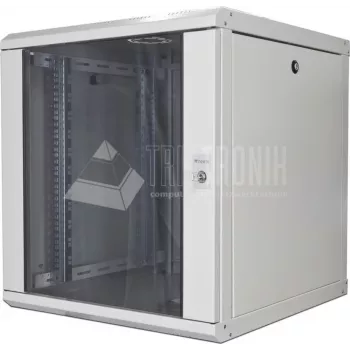 Wirewin WCAB 600X600X16U Armadio di rete a parete 16U, 600x600 mm, pannelli laterali rimovibili, nero