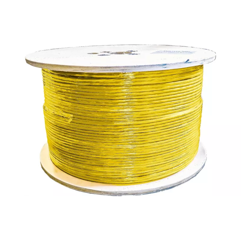 Wirewin VKW SFTP K7A LSOH3 500SX Cavo di rete Cat.7a S/FTP in confezione grande, giallo, 500 m