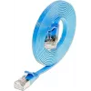 Wirewin Triotronik 0,15m Cat6 U/FTP cavo patch Ethernet slim, connettore RJ45 maschio a maschio, blu PKW-STP-SLIM-KAT6 0.15 BL