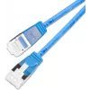 Wirewin SLIM-LS-K6A 0.25 BL 50 Cat.6A U/FTP cavo patch Ethernet slim, 0,25m, blu, confezione da 50