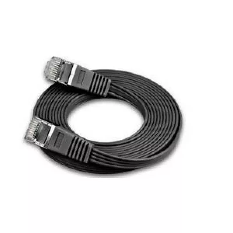Wirewin Cat6 U/FTP cavo patch Ethernet slim, connettore RJ45 maschio a maschio, 0,25m, nero PKW-STP-SLIM-KAT6 0.25 SW