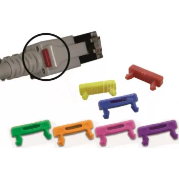 Wirewin PKL-LED CLIP GE clip per cavi LED per cavi patch RJ45, giallo