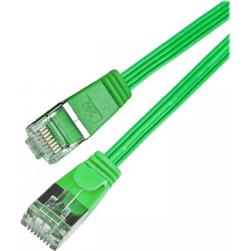 Wirewin Cat6 U/FTP cavo patch Ethernet slim 0,75m verde PKW-STP-SLIM-KAT6 0.75 GN