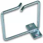 Wirewin anello in metallo per gestione cavi 80x80mm, fissaggio a sinistra, nero KFH 80X80 LF/FG