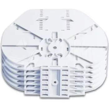 Optotec FOCUS-SAMR-HD4-12H modulo di giunzione per case LFC, 4 cassette di giunzione Single Reduced (CTR), max. 48 fibre, FTTx