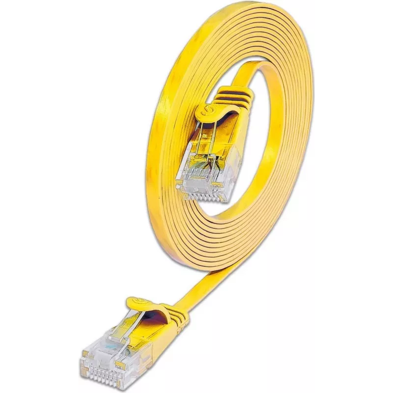 Wirewin Cat.6 U/UTP cavo patch slim, 0,15 m, giallo PKW-SLIM-KAT6 0.15 GE