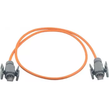 Wirewin Industrial CAT6A S/FTP cavo patch PUR, 2m, arancione, IP67 RJ45 PKW-I2-SF-K6A-PUR 2.0 OR