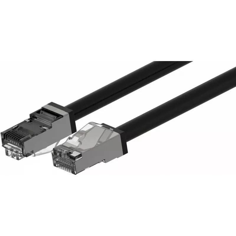 Wirewin cavo patch outdoor CAT6A S/FTP, 30 m, nero PKW-OUT-SF-K6A-PUR 30.0