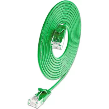 Wirewin SLIM KAT6A 10 Gigabit Light cavo patch rotondo, U/UTP, Ø 3,6 mm, verde (SLIM-L-UU-K6A 0.15 GN)