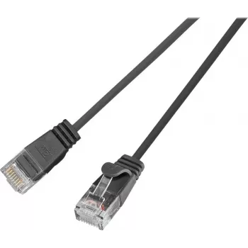 Wirewin SLIM UL6 2 SW - cavo SLIM-Light Cat.6, U/UTP, 2,0 m, nero (PKW-LIGHT-K6 2.0 SW)