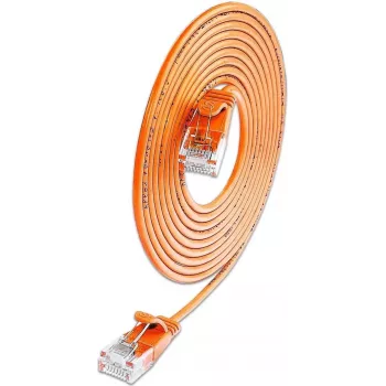 Wirewin SLIM KAT6A 10 Gigabit Light cavo patch rotondo, U/UTP, Ø 3,6 mm, arancione (SLIM-L-UU-K6A 1.5 OR)