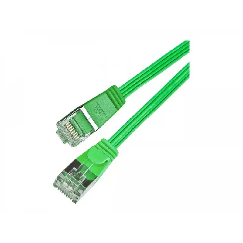 Wirewin SLIM S6 15 GN - cavo patch Cat.6 SLIM, STP (PIMF), 15 m, verde PKW-STP-SLIM-KAT6 15.0 GN