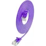 Wirewin SLIM KAT6A cavo patch light 10 Gigabit, U/UTP, Ø 3,6 mm, viola, 1,5 m SLIM-L-UU-K6A 1.5 VT