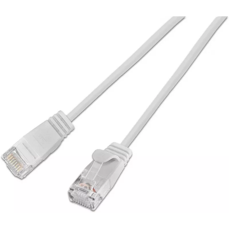 Wirewin SLIM KAT6A cavo patch light 10 Gigabit rotondo, U/UTP, Ø 3,6 mm, bianco (SLIM-L-UU-K6A 2.0 WT)