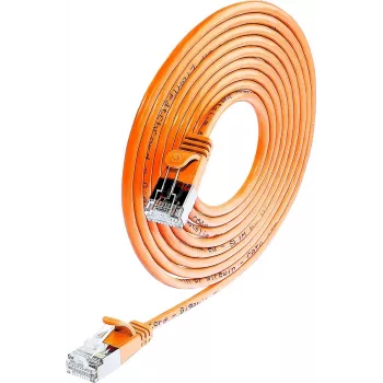 Wirewin Triotronik PKW-LIGHT-STP-K6 0,15 OR cavo patch Cat6 F/FTP, connettore RJ-45 maschio a maschio, 0,15 m, arancione