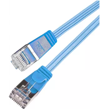 Wirewin Triotronik cavo patch slim Cat 6 U/FTP, 20 m, connettore RJ-45 maschio a maschio, blu PKW-STP-SLIM-KAT6 20.0 BL