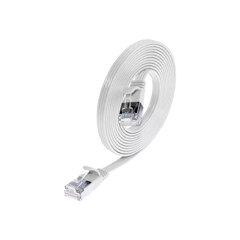 Wirewin SLIM S6 25 WS - cavo patch Cat.6 SLIM, STP (PIMF), 25 m, bianco (PKW-STP-SLIM-KAT6 25.0 WS)