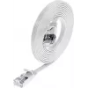 Wirewin Triotronik PKW-STP-SLIM-KAT6 5.0 WS - cavo patch Ethernet slim Cat6 U/FTP, connettore RJ-45 maschio a maschio, 5m, bianco