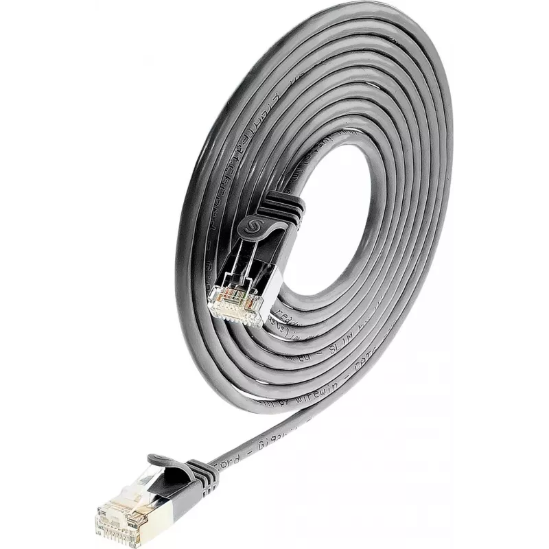 Wirewin Triotronik PKW-LIGHT-STP-K6 1.0 SW cavo patch Cat6 STP, connettore RJ-45 maschio a maschio, 1m, nero
