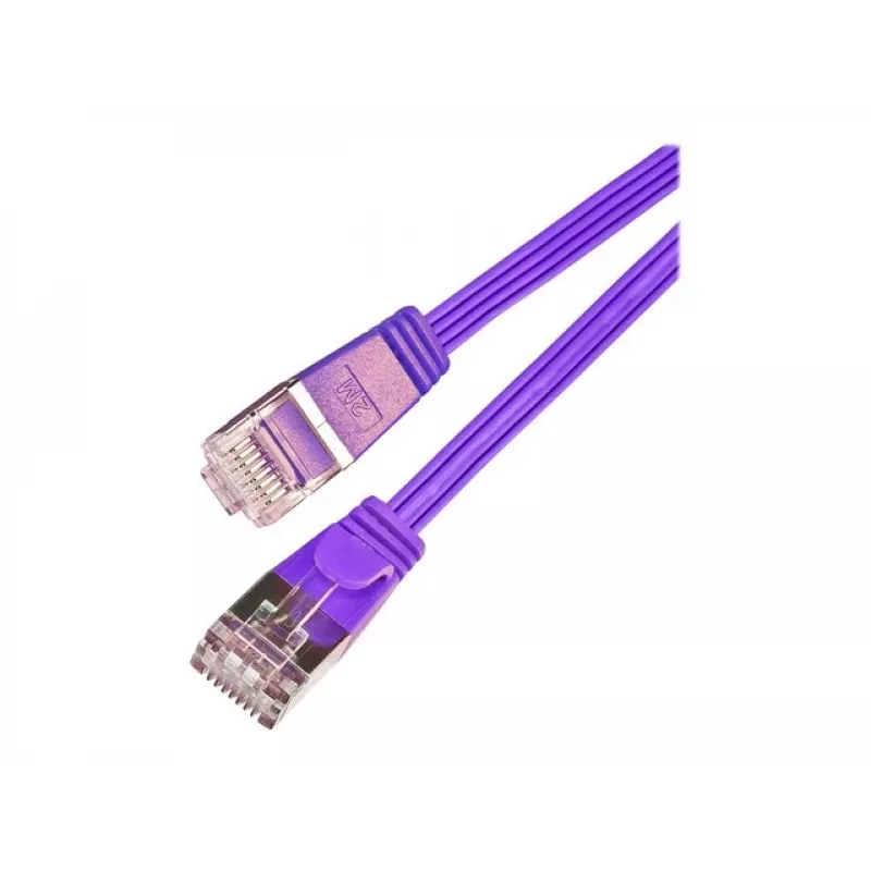 Wirewin SLIM S6 7.5 VT - cavo patch Cat.6 SLIM, STP (PIMF), 7,5 m, viola PKW-STP-SLIM-KAT6 7.5 VT