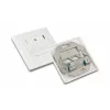 Wirewin placca keystone vuota per 3 moduli, da incasso, RAL9010, sistema keystone (TKS LD UP WS-3)