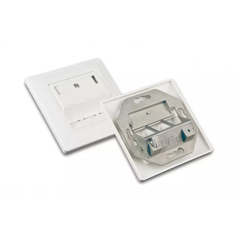 Wirewin placca keystone vuota per 3 moduli, da incasso, RAL9010, sistema keystone (TKS LD UP WS-3)