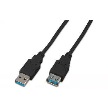 Wirewin USB 3.0 A-A MF 0.5 SW - cavo prolunga USB 3.2 Gen 1 da 0,5 m, nero