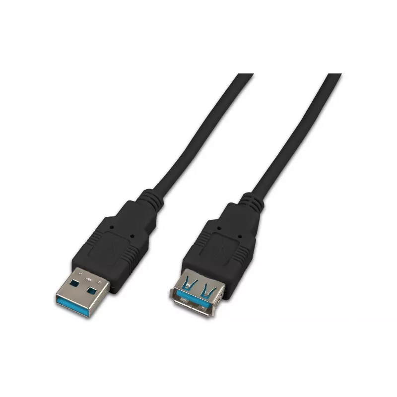 Wirewin USB 3.0 A-A MF 0.5 SW - cavo prolunga USB 3.2 Gen 1 da 0,5 m, nero