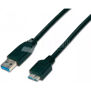 Wirewin cavo USB 3.0 da connettore A maschio a connettore Micro-B maschio 1 m nero USB 3.0 A-MB MM 1.0 SW