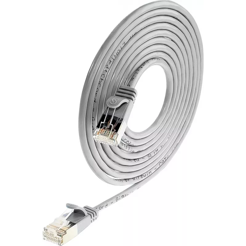Wirewin Triotronik PKW-LIGHT-STP-K6 1.5 cavo patch schermato Cat6, connettore RJ-45 maschio a maschio, 1,5 m, nero