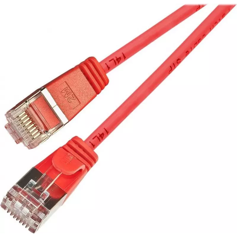 Wirewin SLIM SL6 1.5 RT - cavo Cat.6 Slim-Light, U/FTP, 1,5 m, rosso PKW-LIGHT-STP-K6 1.5 RT