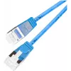 Wirewin Light cavo patch rotondo U/FTP Cat 6a blu 1,0 m sottile flessibile PoE PKW-LIGHT-STP-K6A 1.0 BL