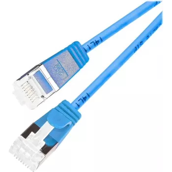 Wirewin Light cavo patch rotondo U/FTP Cat 6a blu 1,0 m sottile flessibile PoE PKW-LIGHT-STP-K6A 1.0 BL