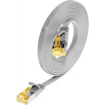 Wirewin cavo patch Ethernet Cat6a U/FTP slim 0,1 m grigio PKW-STP-SLIM-K6A 0.1