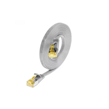 Wirewin cavo patch Ethernet Cat6a U/FTP slim 0,1 m grigio PKW-STP-SLIM-K6A 0.1