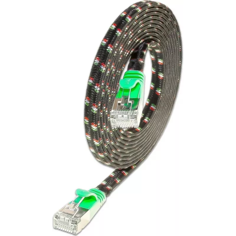 Wirewin cavo patch Cat.6 SLIM-Tough F/FTP 0,25 m verde PKW-TOUGH-STP-K6 0.25 GN