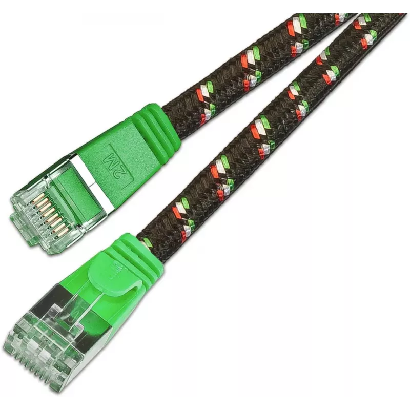 Wirewin cavo patch Cat.6 SLIM-Tough F/FTP 0,25 m verde PKW-TOUGH-STP-K6 0.25 GN