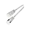 Wirewin PKW-LIGHT-STP-K6A 1.5 Cat 6a U/FTP Slim Round Cavo patch, PoE, 1,5 m, grigio