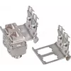 Wirewin supporto per guida DIN per 2 connettori femmina keystone, sistema keystone in metallo (WKS DIN RAIL HOLDER 2)