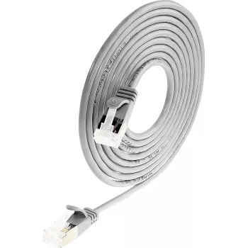 Wirewin cavo patch slim Cat 6a U/FTP, grigio, 7,0 m PKW-LIGHT-STP-K6A 7.0