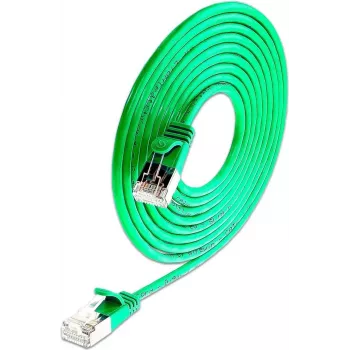 Wirewin Light cavo patch rotondo U/FTP Cat 6a verde 0,5 m sottile flessibile PoE PKW-LIGHT-STP-K6A 0.5 GN
