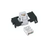 Wirewin WKS JACK KAT6A UTP modulo keystone, non schermato, RJ45, senza attrezzi, bianco