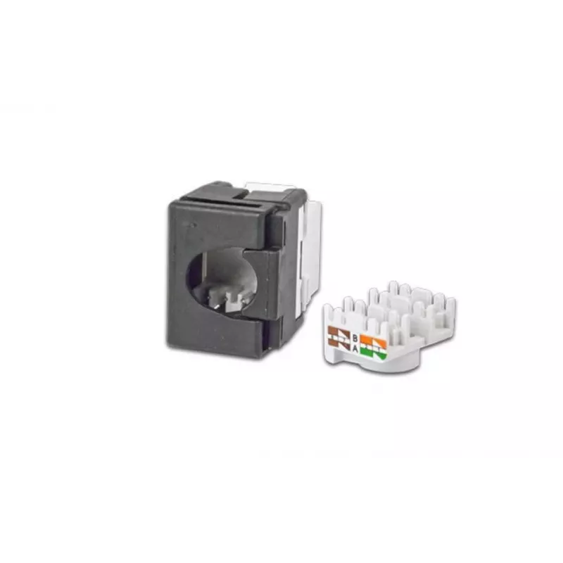 Wirewin WKS JACK KAT6A UTP modulo keystone, non schermato, RJ45, senza attrezzi, bianco