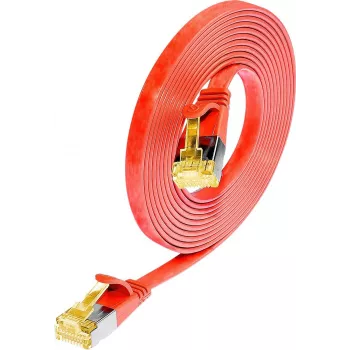 Wirewin SLIM Cat6a cavo patch U/FTP, RJ-45, 5 m, rosso PKW-STP-SLIM-K6A 5.0 RT