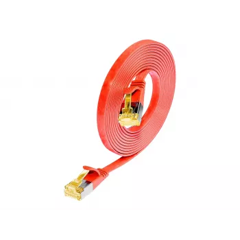 Wirewin SLIM Cat6a cavo patch U/FTP, RJ-45, 5 m, rosso PKW-STP-SLIM-K6A 5.0 RT