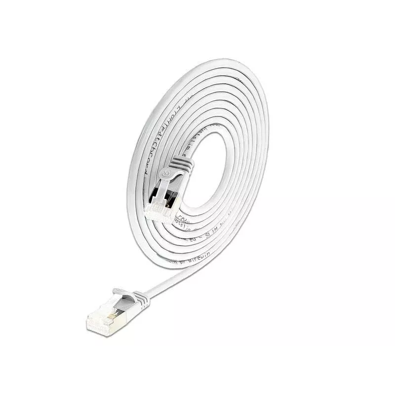 Wirewin Cat6a cavo patch Ethernet slim U/FTP, 3 m, bianco PKW-LIGHT-STP-K6A 3.0 WS