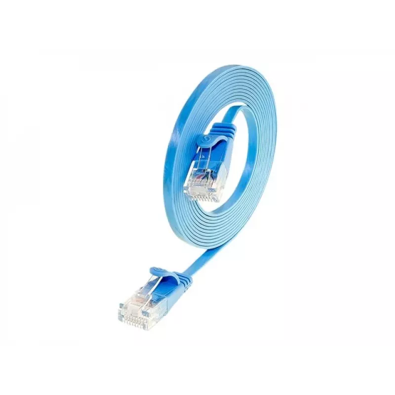 Wirewin SLIM U6 25 BL - cavo patch slim Cat.6, U/UTP, 25 m, blu (PKW-SLIM-KAT6 25.0 BL)