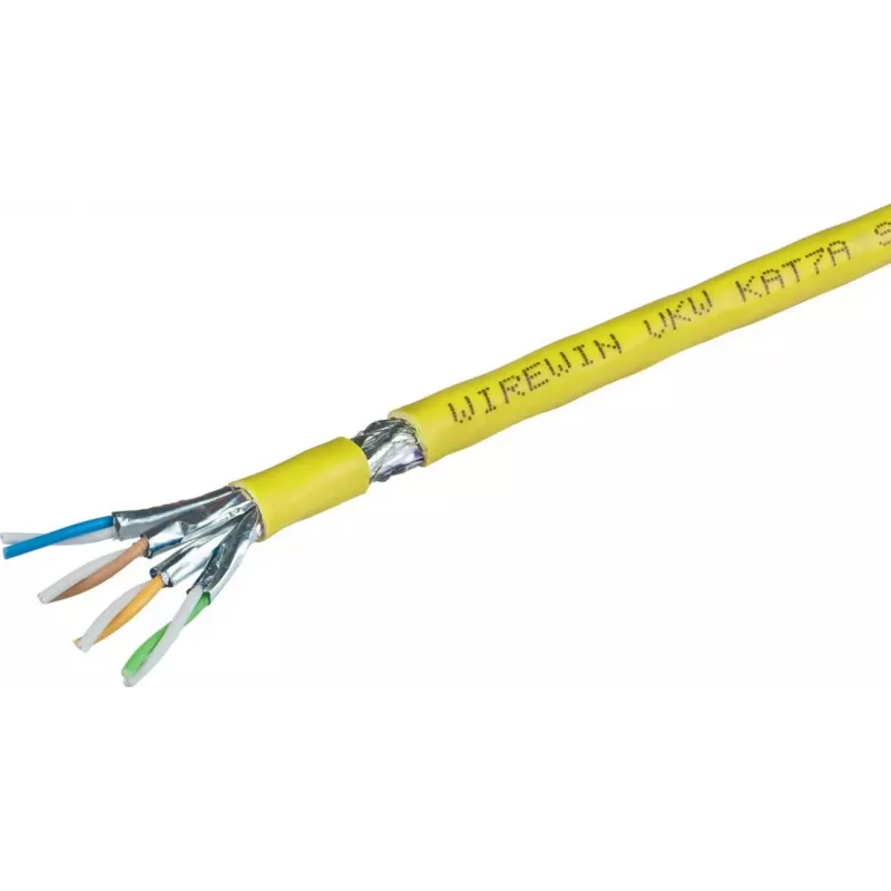 Wirewin Cat.7 cavo da installazione S/FTP 1200MHz LSOH3 duplex ottimizzato PoE 500 m VKW SFTP K7A L3 500DXQ